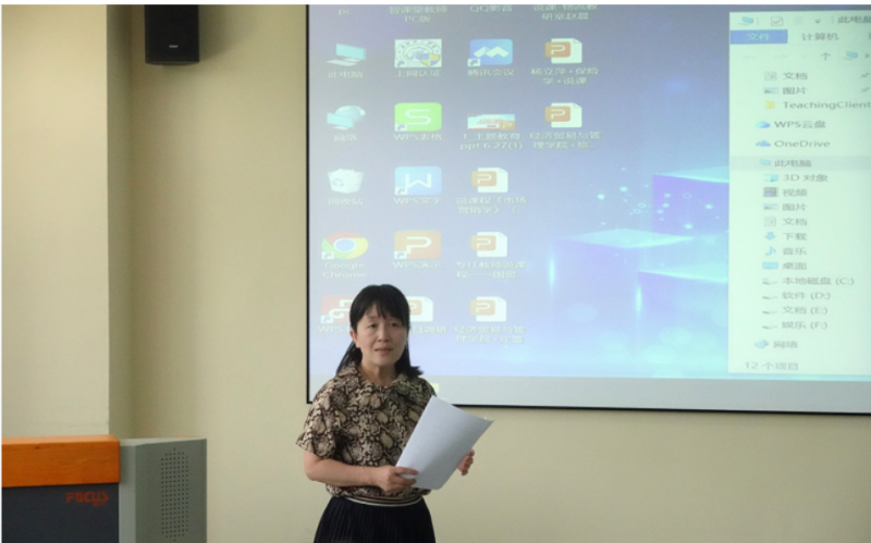 新疆理工学院经济贸易与管理学院举办本科教学工作合格评估首轮“六说五讲”——专任教师说课程活动